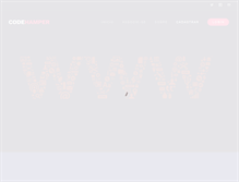 Tablet Screenshot of codehamper.com